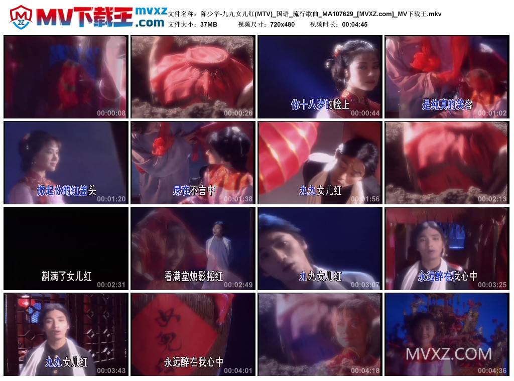 陈少华-九九女儿红(MTV)_国语_流行歌曲_MA107629